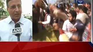 PM Modi kills democracy and his MLAs attack innocent animals, says Randeep Surjewala