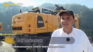 Liebherr Baumaschinen Demo Liebherr Kundentage Wertach Bauforum24 TV