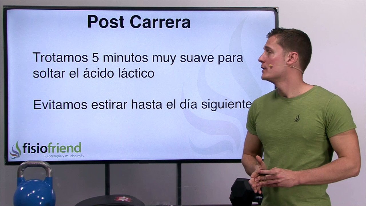 Cuidados post-carrera-