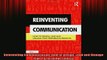 READ book  Reinventing Communication How to Design Lead and Manage High Performing Projects Free Online