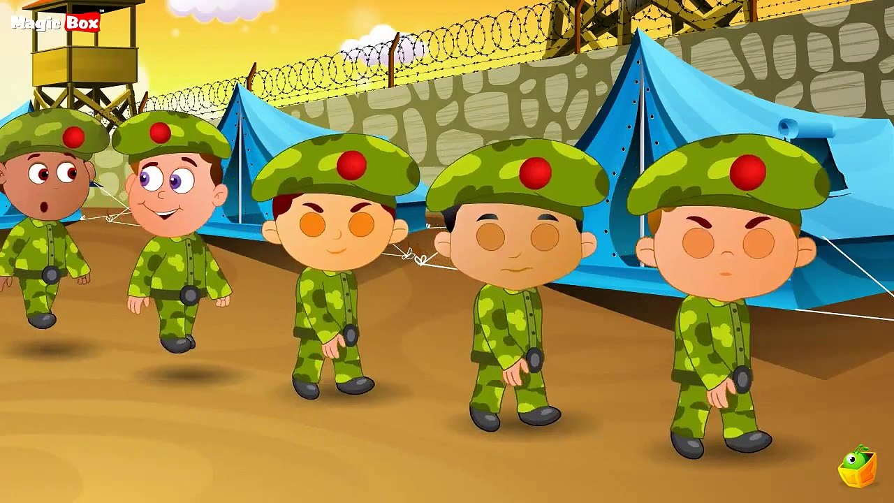 Karaoke: Five Little - Songs With Lyrics - Cartoon/Animated Rhymes For Kids