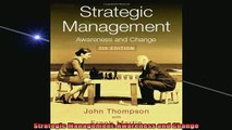 Downlaod Full PDF Free  Strategic Management Awareness and Change Online Free