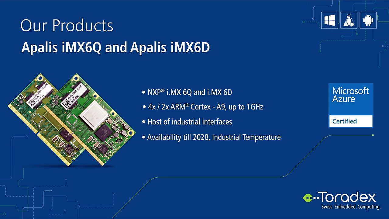 Toradex System/Computer on Modules - Embedded World 2016