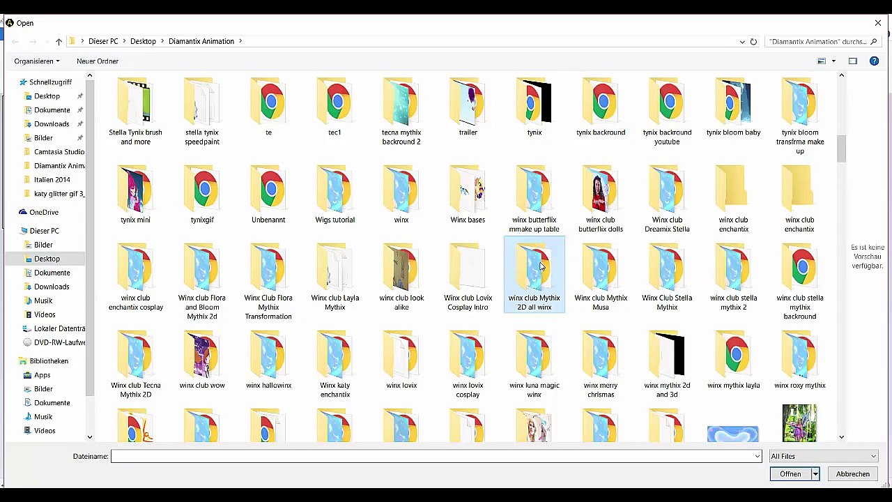 Winx Club - Anime Studeo Tutorial - How to make moving Glitter