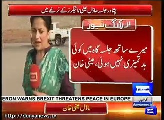 Model Annie explains what happened with her in PTI Peshawar rally