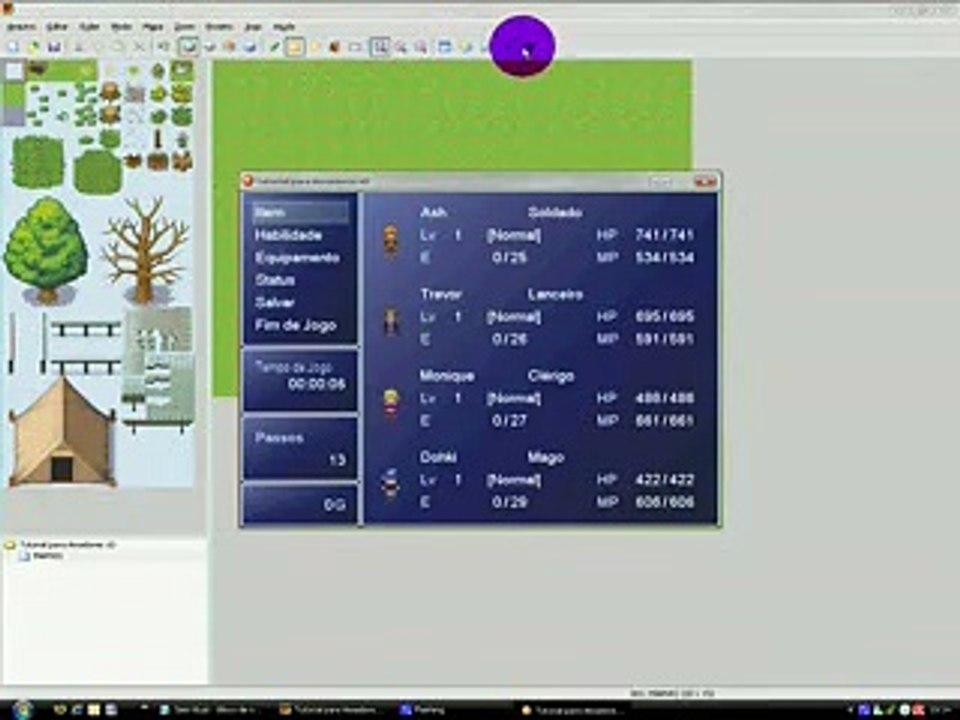 Como criar jogos RPG parte 1:Começando pelos mapas.