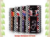 Coque de Stuff4 / Coque pour Nokia Lumia 820 / Multipack (19 Pack) / F1 Piste Drapeau Collection