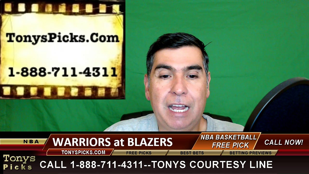 Portland Trailblazers vs. Golden St Warriors Free Pick Prediction Game 4 NBA Pro Basketball Odds Preview