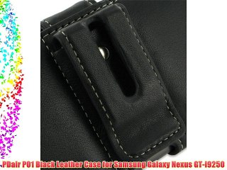 下载视频: PDair P01 Black Leather Case for Samsung Galaxy Nexus GT-i9250