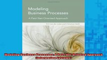 READ book  Modeling Business Processes A Petri NetOriented Approach Information Systems Free Online