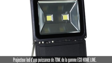 Projecteur led ECO HOME LINE, 70W, 120°, blanc froid