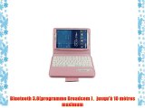 iBaste Étui avec clavier Bluetooth pour Samsung Galaxy Tab 4 7 T230/T231(clavier QWERTY)/amovible