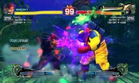 Ultra Street Fighter IV-Kampf: Evil Ryu gegen Zangief