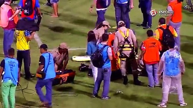 Emeutes impressionnantes après un match de foot au Brésil !