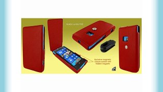 Piel Frama iMagnum Etui en cuir pour Nokia Lumia 920 Rouge