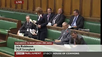 Parades Debate Iris Robinson Part 1