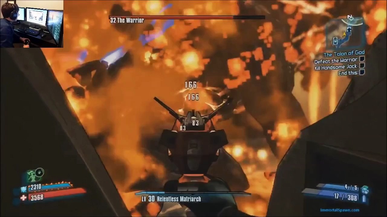 How to Kill The Warrior Solo while Taking Zero Damage Borderlands 2 [spoiler!]