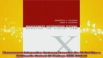 READ book  Management Information Systems Managing the Digital Firm  Multimedia Student CD Package Free Online