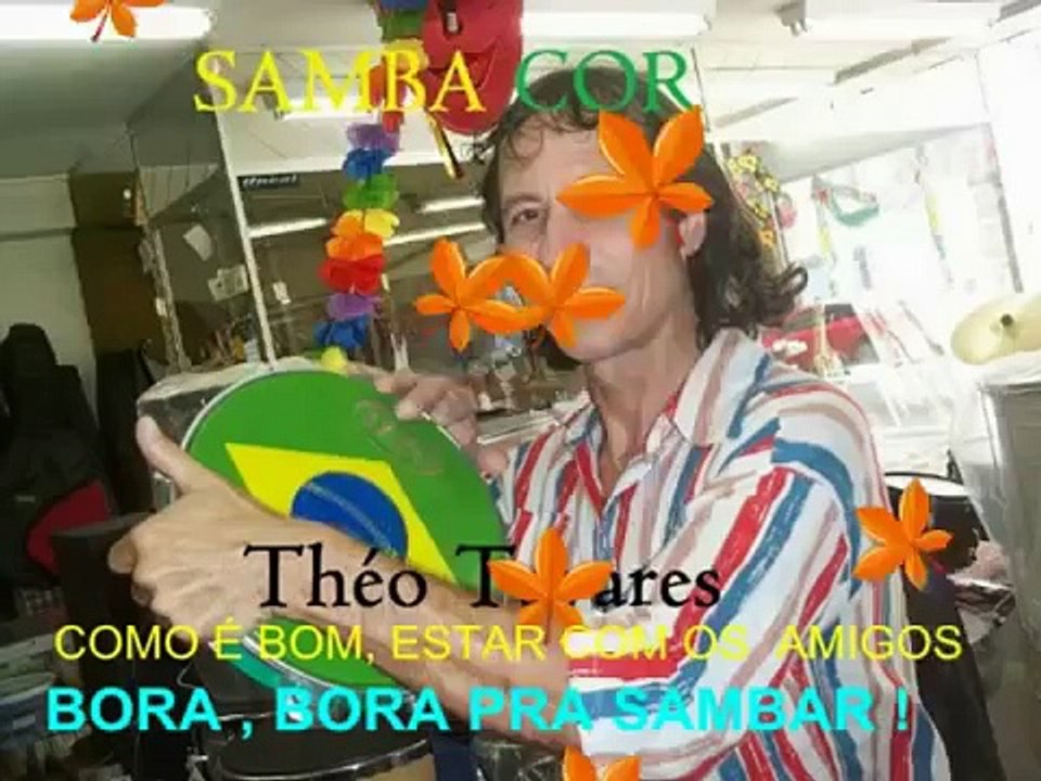 Samba Cor   clip com Théo Tavares nos 100 anos do Samba Brasileiro  2016   Brasil- ( video oficial )
