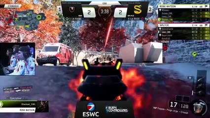 ESWC 2016 COD - 1/2 Finals Splyce vs Rise Gaming Game 3 & 4 & 5 (FR)
