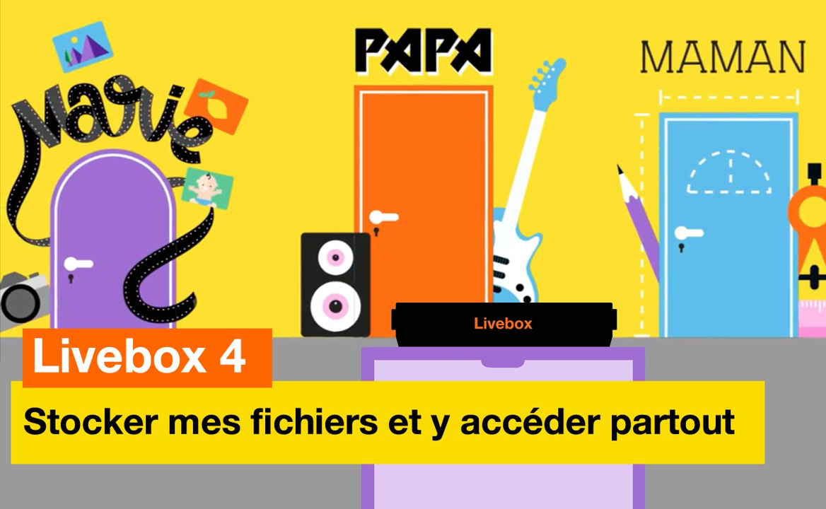 Livebox 4 – Stocker mes fichiers et y accéder partout – Orange