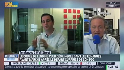 Les tendances à Wall Street: Renaud Laplanche, PDG de Lending Club, est contraint à la démission - 09/05