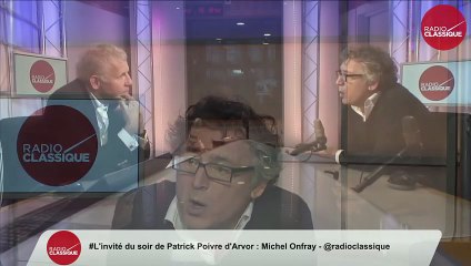 Invité de PPDA, Michel Onfray