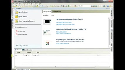 Allumer une led par bouton avec pic 16f84a   DEV SO