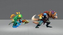 Heroes of the Storm and Dota 2 - Side by Side - models comparison