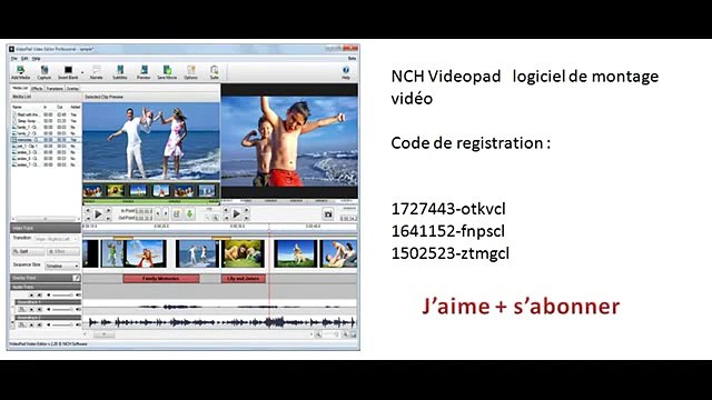 NCH videopad rgistration code serial - DEV SO