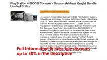 PlayStation 4 500GB Console - Batman Arkham Knight Bundle Limited Edition