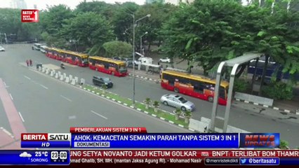 Ahok Akan Berlakukan 3 In 1 di Waktu Sore