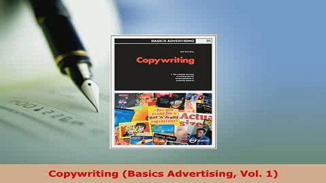 PDF Copywriting Basics Advertising Vol 1 Free Books