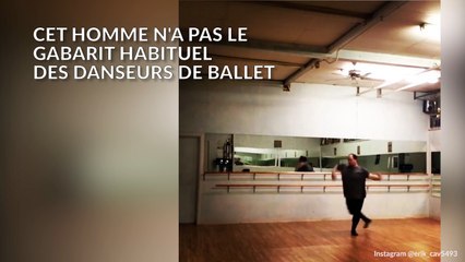 Ce danseur n'a pas un gabarit habituel mais ses vidéos sont magnifiques