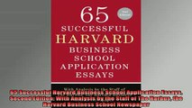 DOWNLOAD FREE Ebooks  65 Successful Harvard Business School Application Essays Second Edition With Analysis by Full EBook