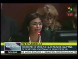 Vea el video en rechazo a las declaraciones de Delcy Rodríguez