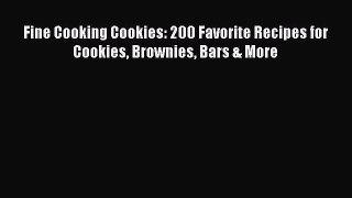 [Read Book] Fine Cooking Cookies: 200 Favorite Recipes for Cookies Brownies Bars & More  EBook