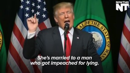 Trump Attacks Bill Clinton