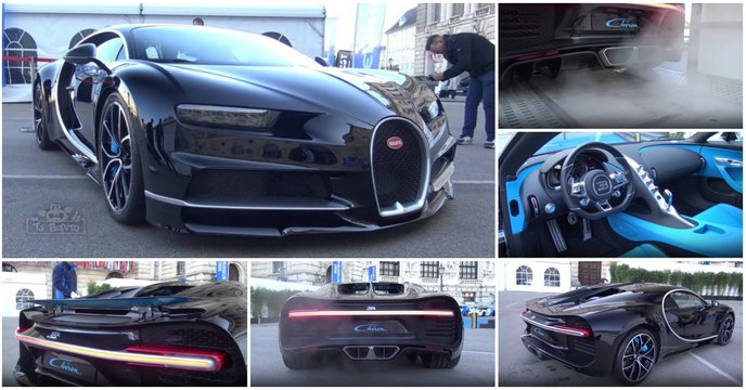 Bugatti Chiron desfila ao som de 1500 cavalos em Viena... QUE RONCO!