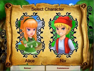 Les aventures d'Alice et Nix = jeu en ligne.