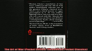 READ book  The Art of War Pocket Edition Shambhala Pocket Classics Full EBook