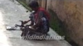 India roadside Cobbler ( Shoes shining ,shoe & sandal repairer) Only for India