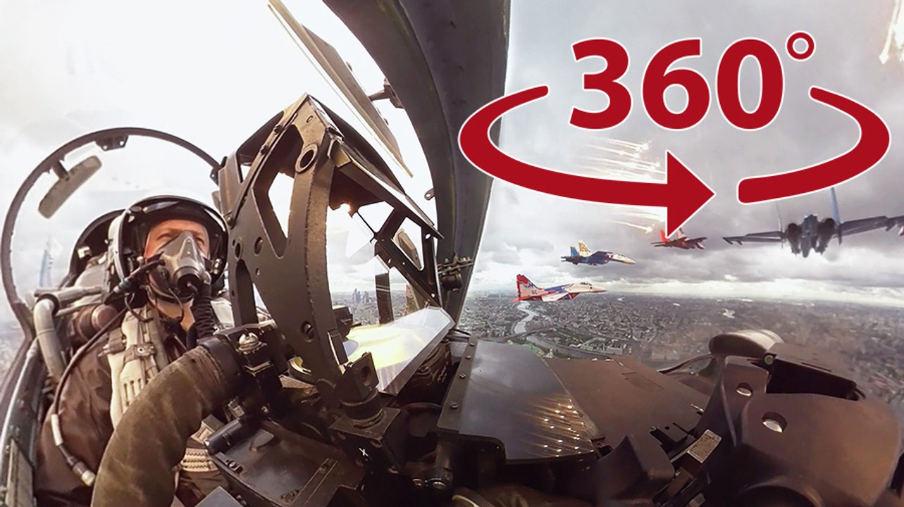 Les images panoramiques de l’intérieur de l’avion de combat russe Su-27