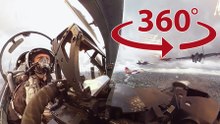 Les images panoramiques de l’intérieur de l’avion de combat russe Su-27