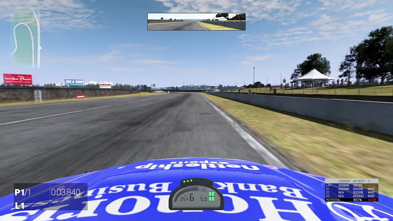 Project Cars Ruapuna park GT TT Ford Falcon FG V8 Supercar stock tune 1:18:841