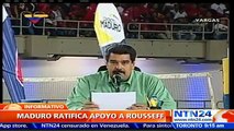 Maduro reiteró su apoyo hacia Dilma Rousseff y denunció un “golpe de Estado” contra ella