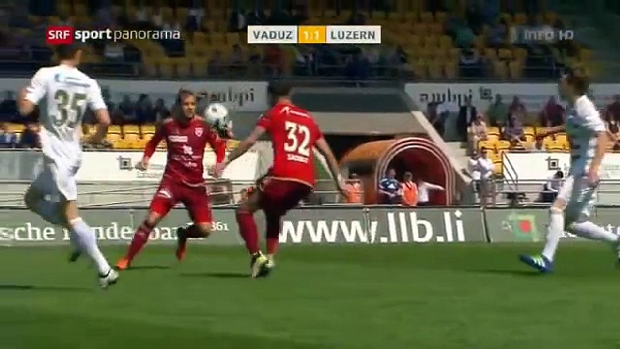 FC Vaduz 1:2 FC Luzern 08.05.16 (32.Runde 2015/16)