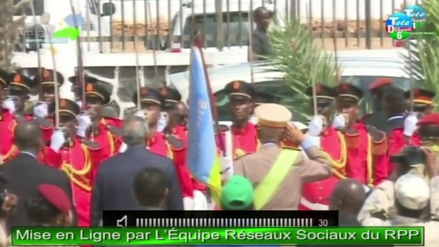 #InvestitureDeIOG L’Arrivé du Président Ismail Omar Guelleh et de la Première Dame au Palais du peuple