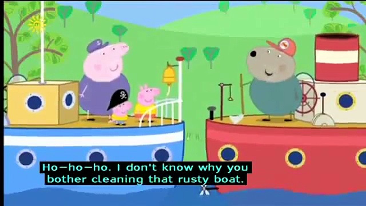 Peppa Pig (Series 3) - Polly's Boat Trip (with subtitles) 7
