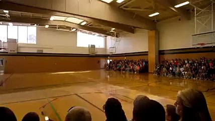 This Is Unbelievable! Whale Makes Huge Splash in School Gymnasium